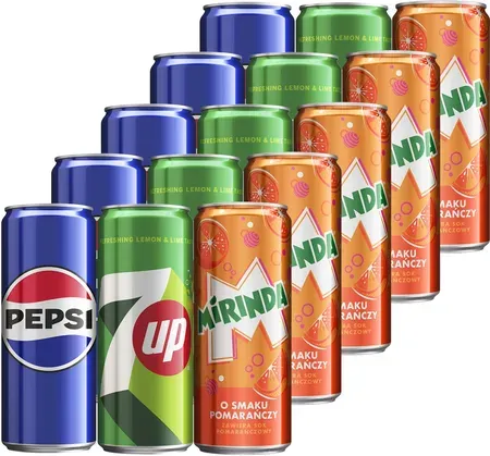 Pepsi, Pepsi MAX, Mirinda, 7up, Schweppes
