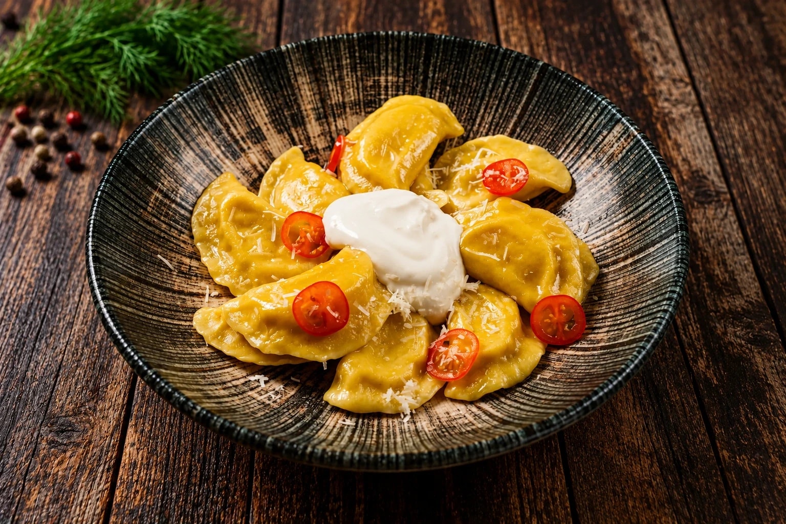 Chinkali i pierogi
